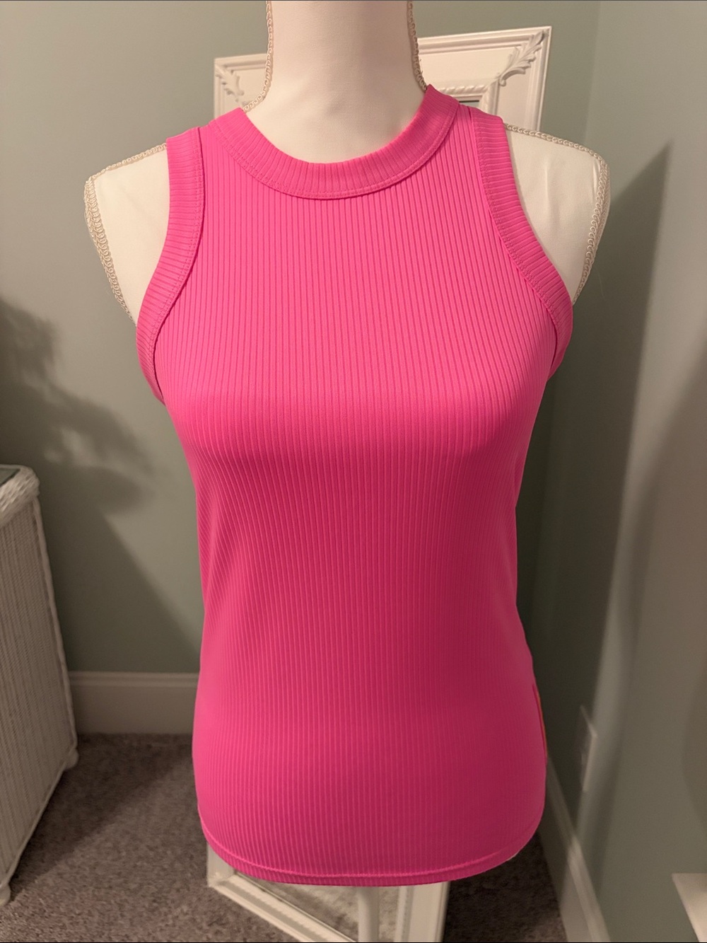 New Balance pink workout tank top, size M.